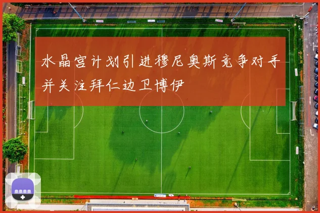 水晶宫计划引进穆尼奥斯竞争对手并关注拜仁边卫博伊
